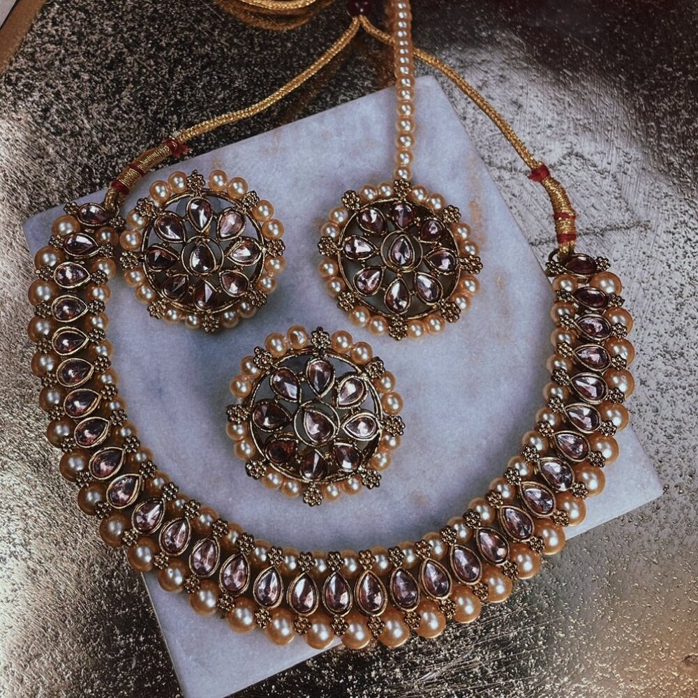 Indian Jewelry -  Chandini (gold)